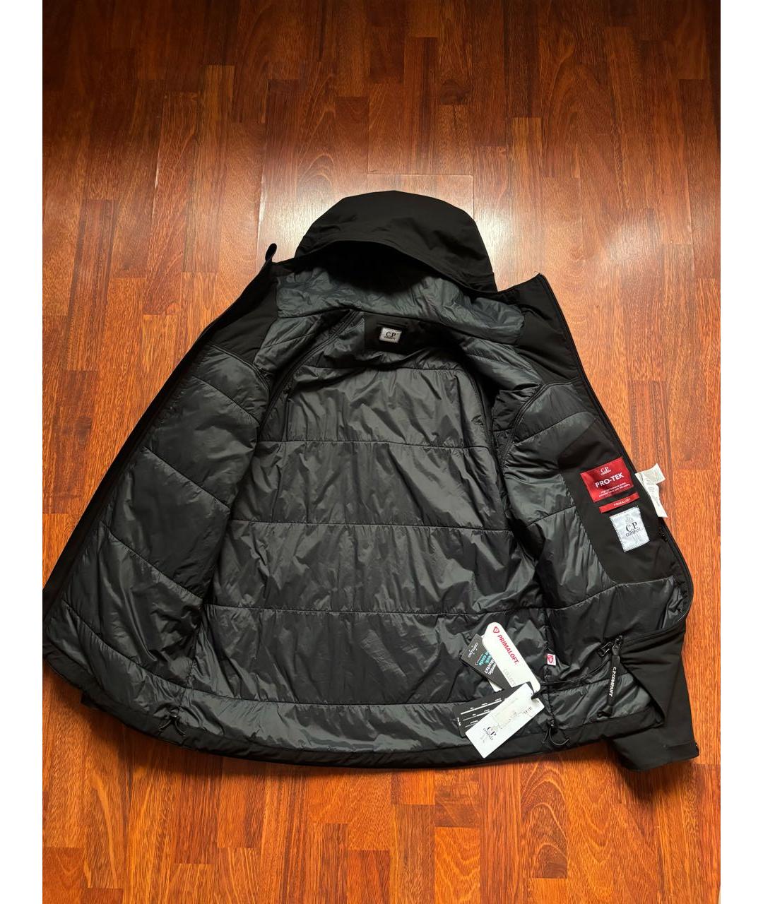 CP COMPANY Черная полиэстеровая куртка, фото 6