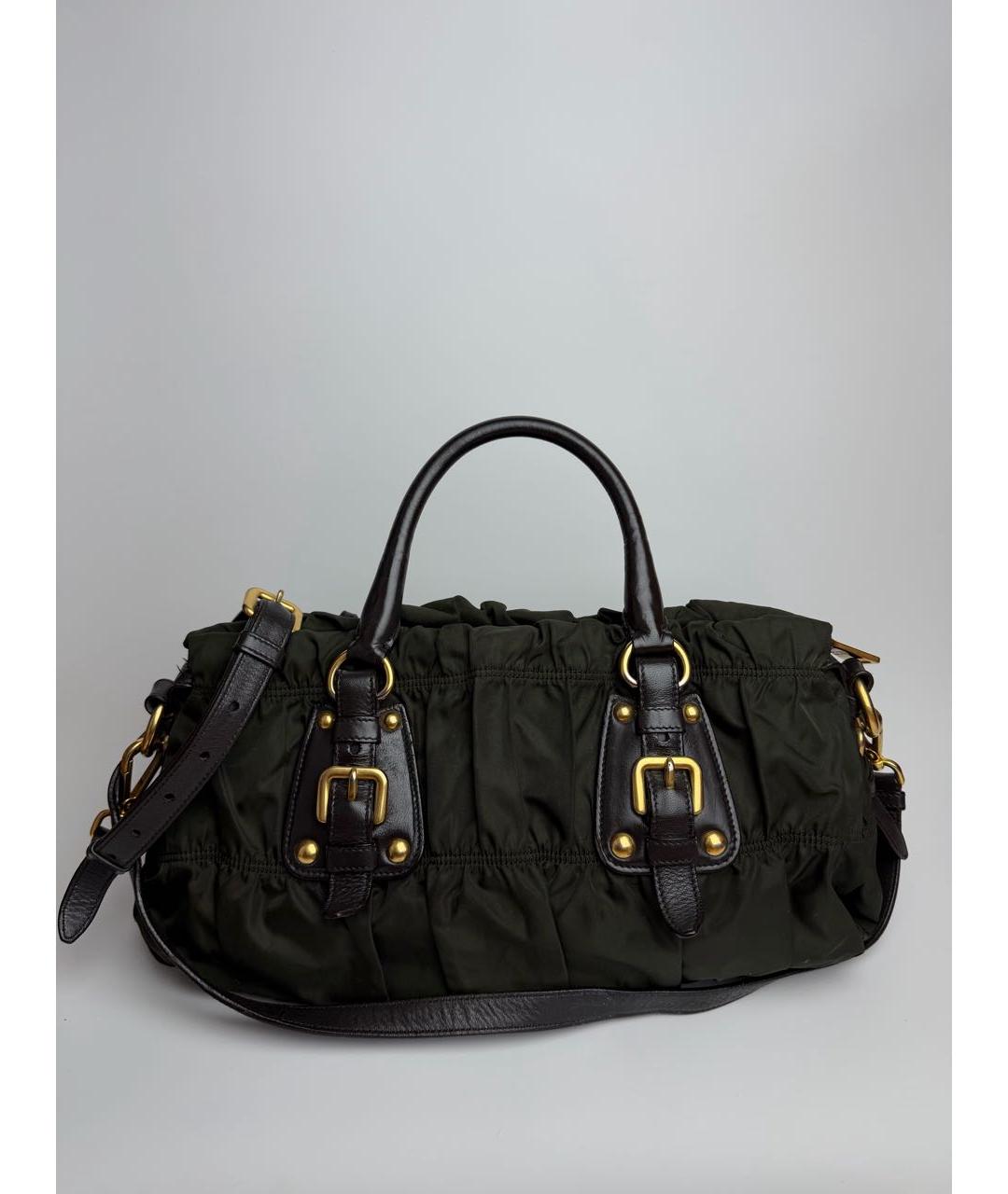 PRADA Хаки сумка через плечо, фото 3