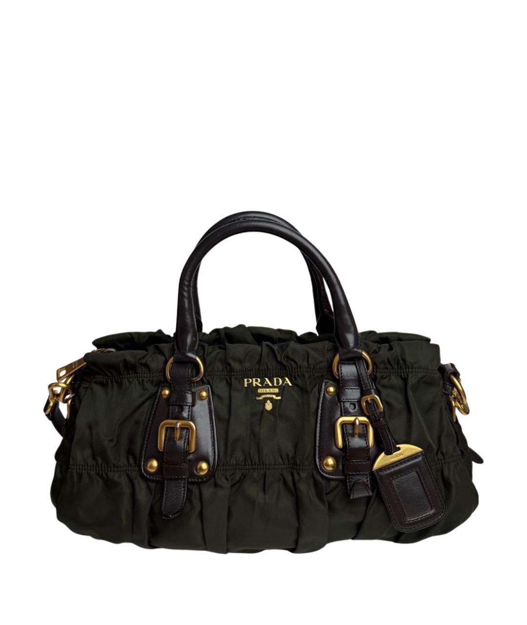 PRADA Хаки сумка через плечо, фото 1