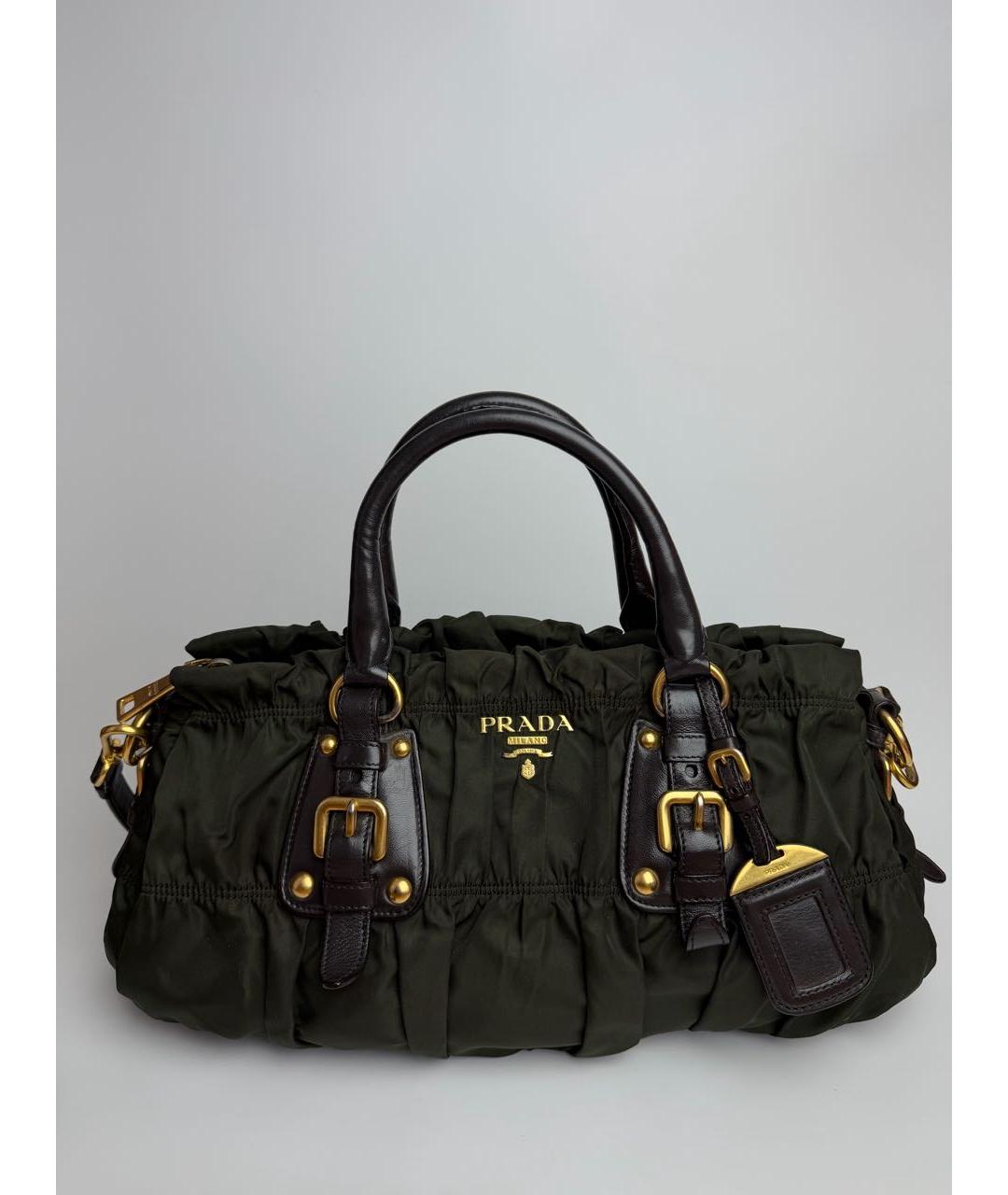 PRADA Хаки сумка через плечо, фото 6