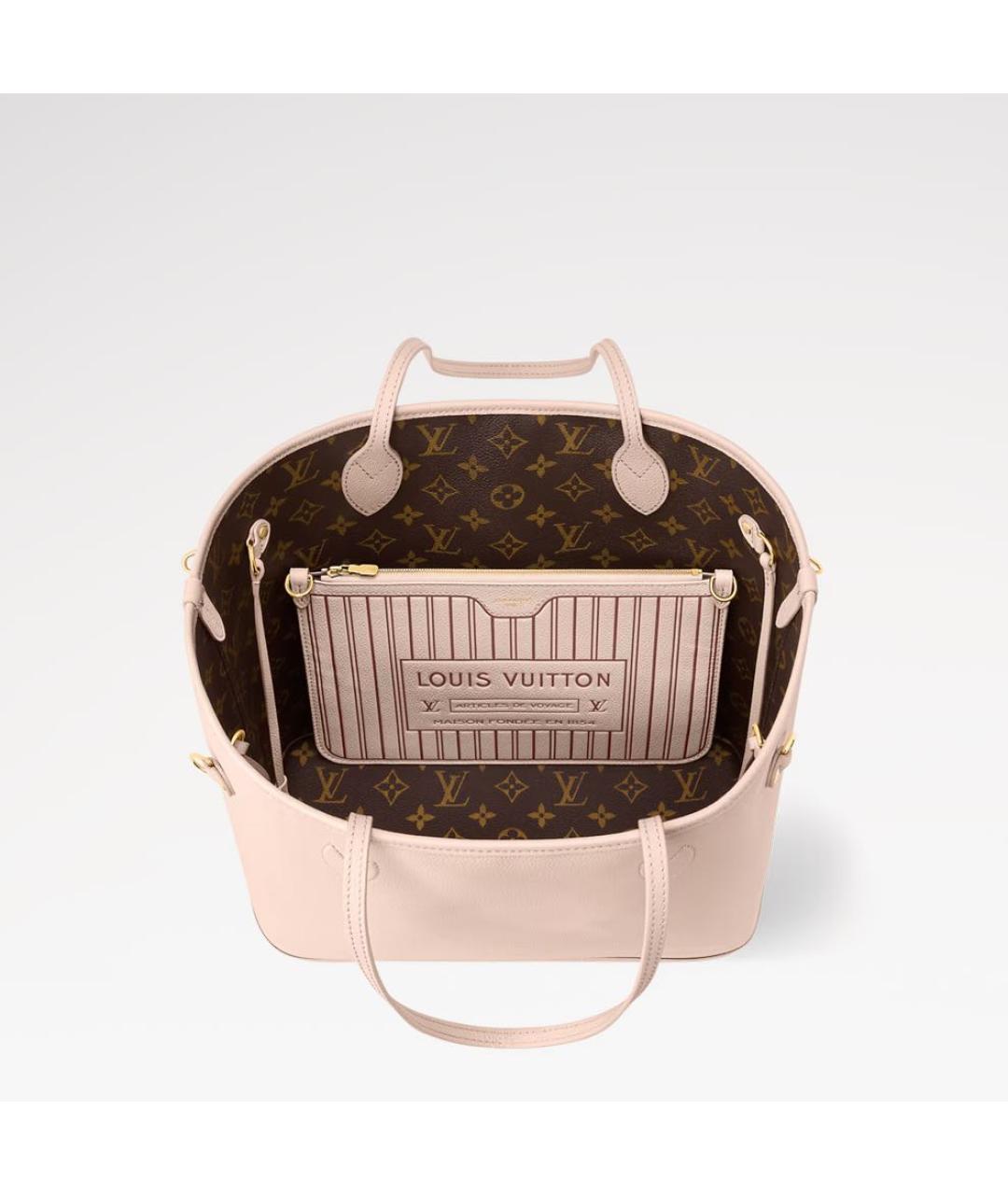 LOUIS VUITTON Кожаная сумка тоут, фото 3