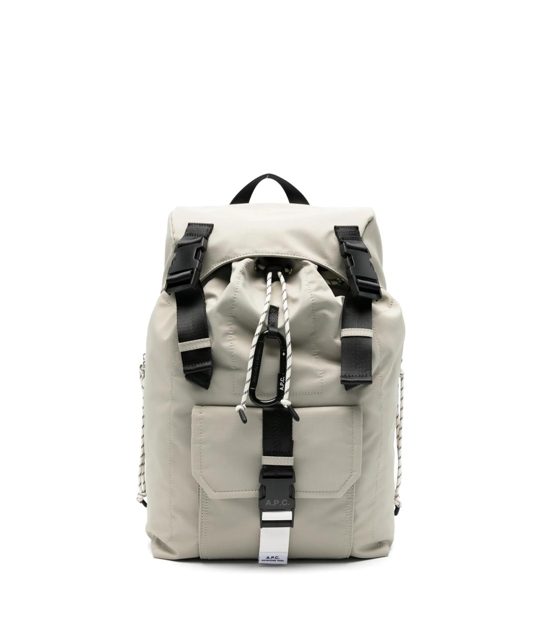 A.P.C. Серый тканевый рюкзак, фото 1