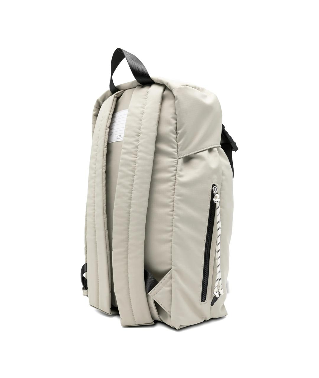 A.P.C. Серый тканевый рюкзак, фото 3