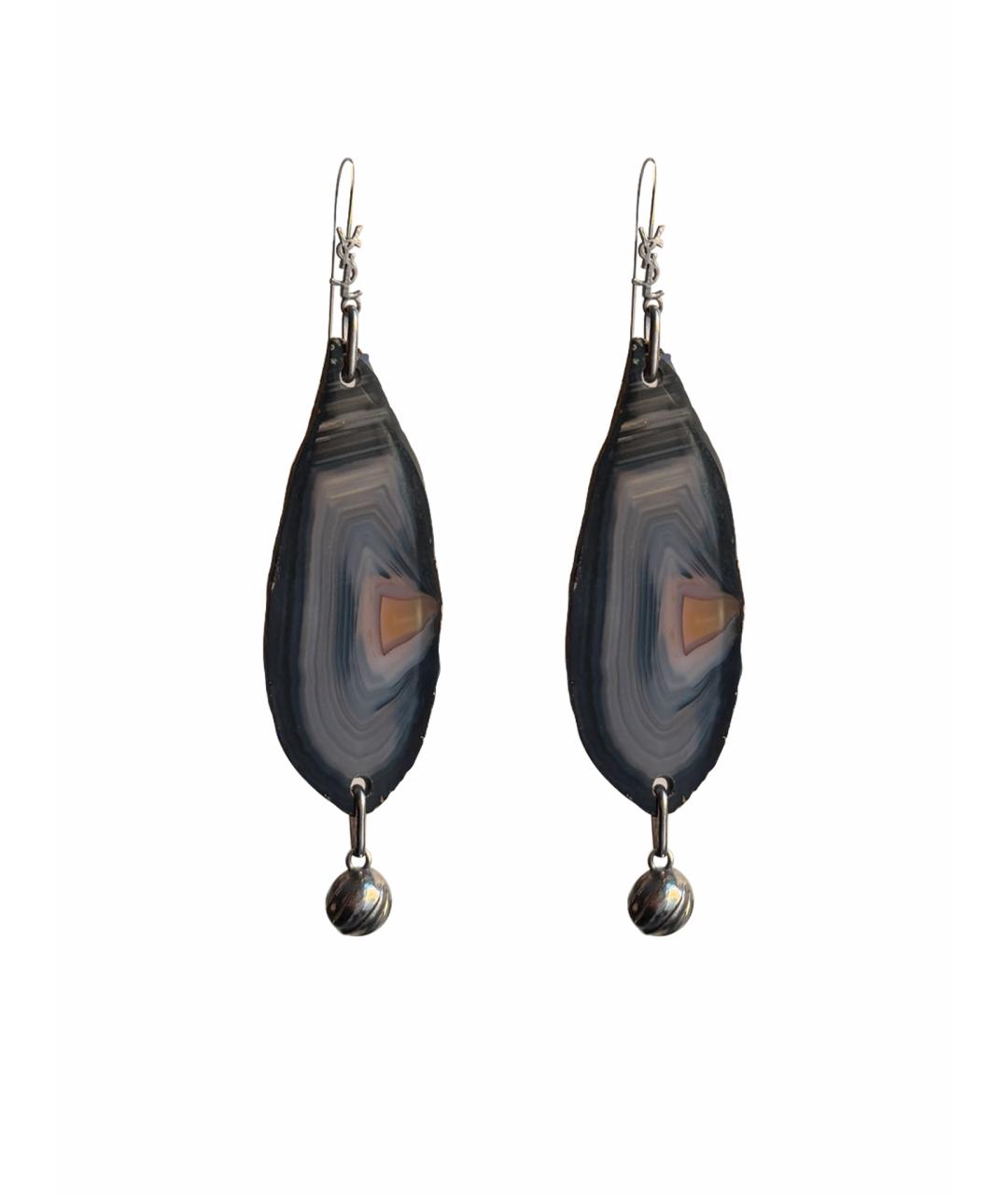 SAINT LAURENT Серебряные серьги, фото 1