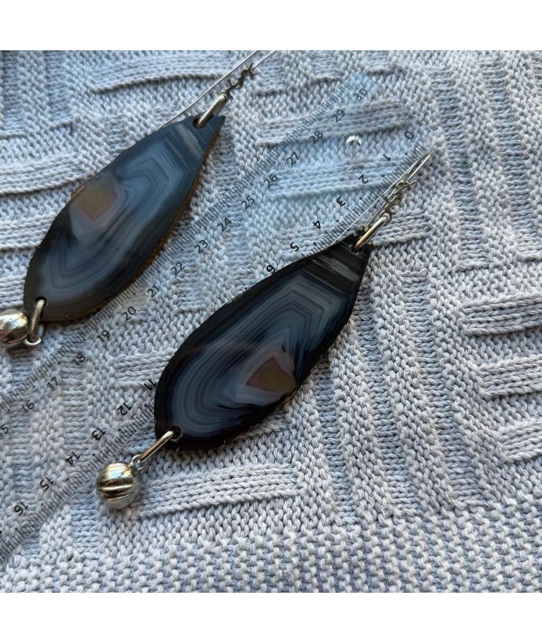 SAINT LAURENT Серебряные серьги, фото 6