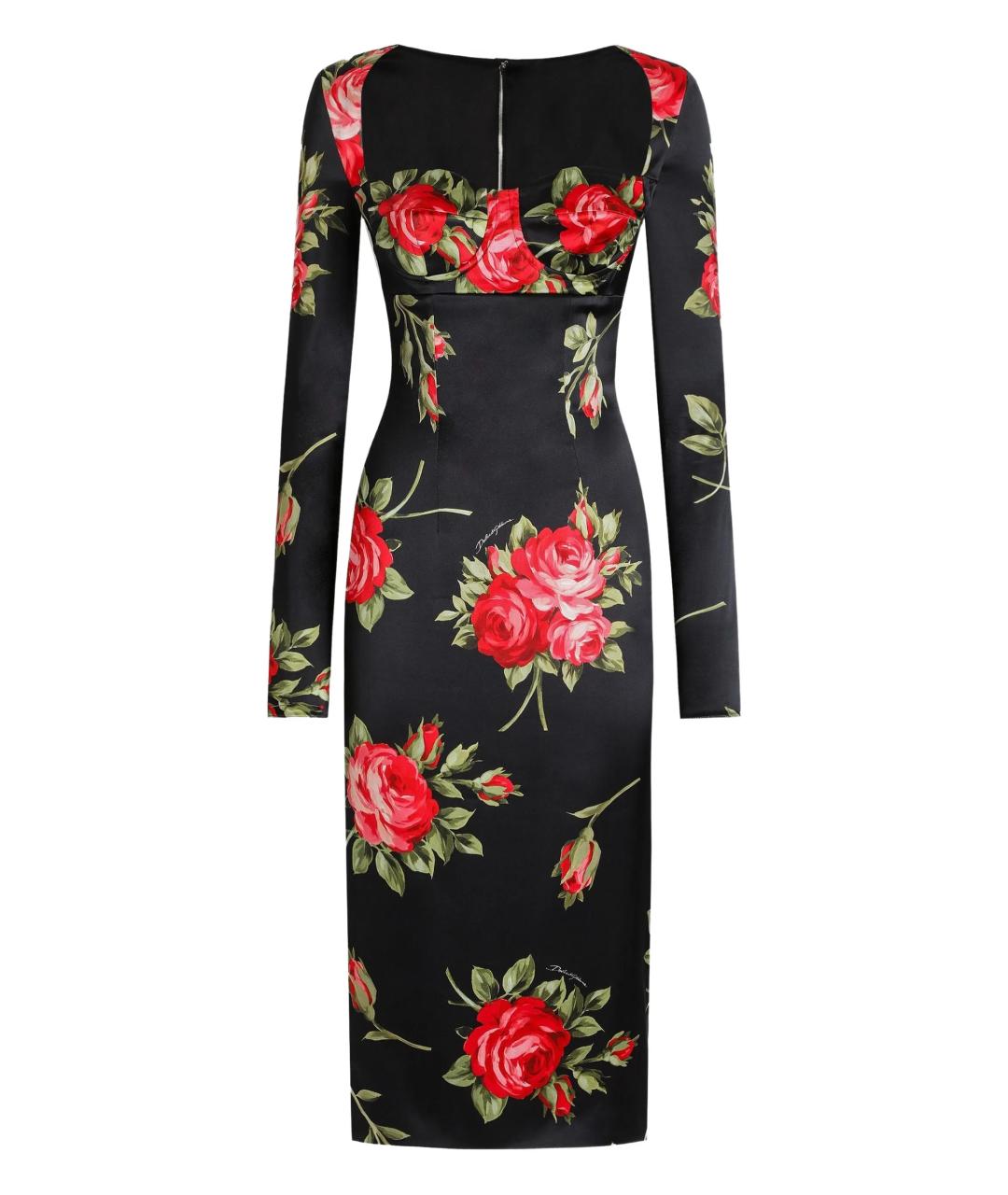 DOLCE&GABBANA Мульти вискозное платье, фото 1