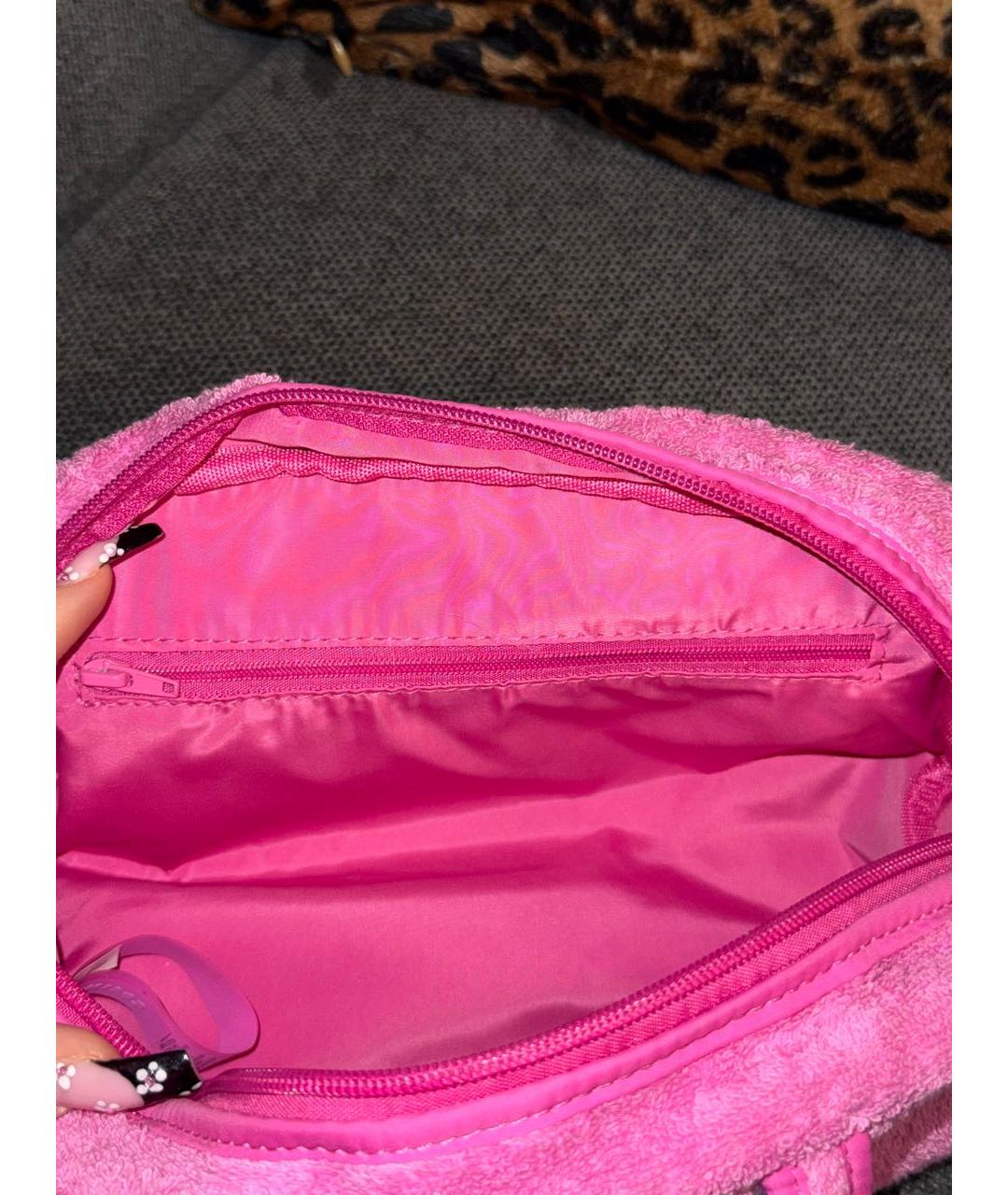SKIMS Розовая сумка с короткими ручками, фото 5