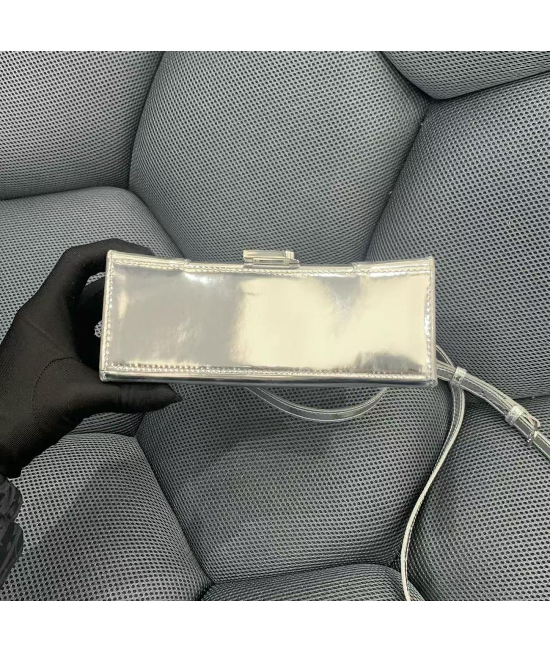 BALENCIAGA Серебряная сумка через плечо, фото 5