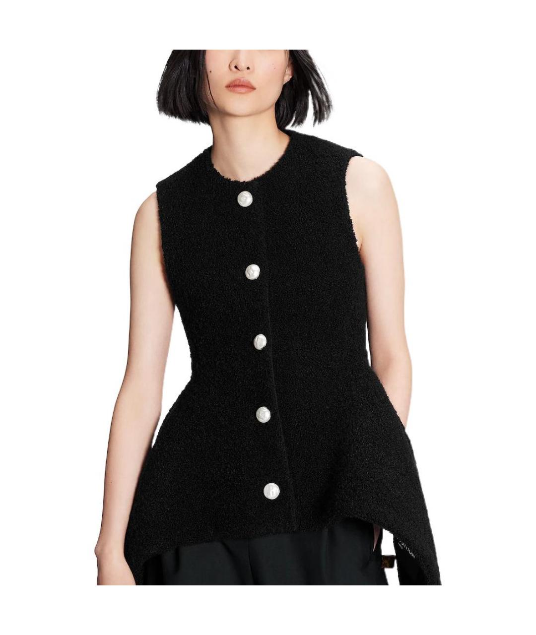 LOUIS VUITTON Черный жилет, фото 4