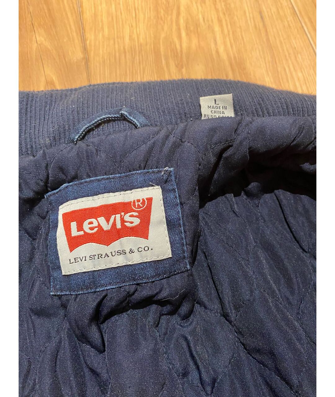 LEVI'S Синяя хлопковая куртка, фото 5