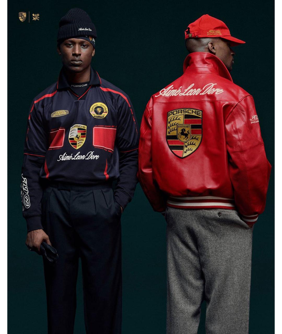 Aimé Leon Dore Красная кожаная куртка, фото 4