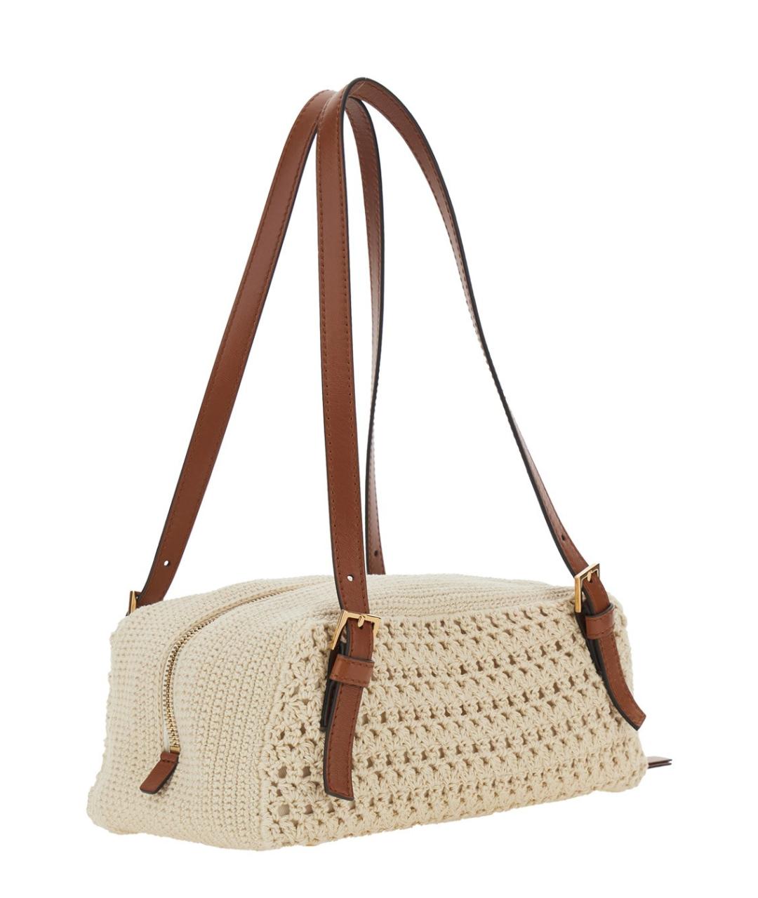 VERSACE Бежевая сумка с короткими ручками, фото 4