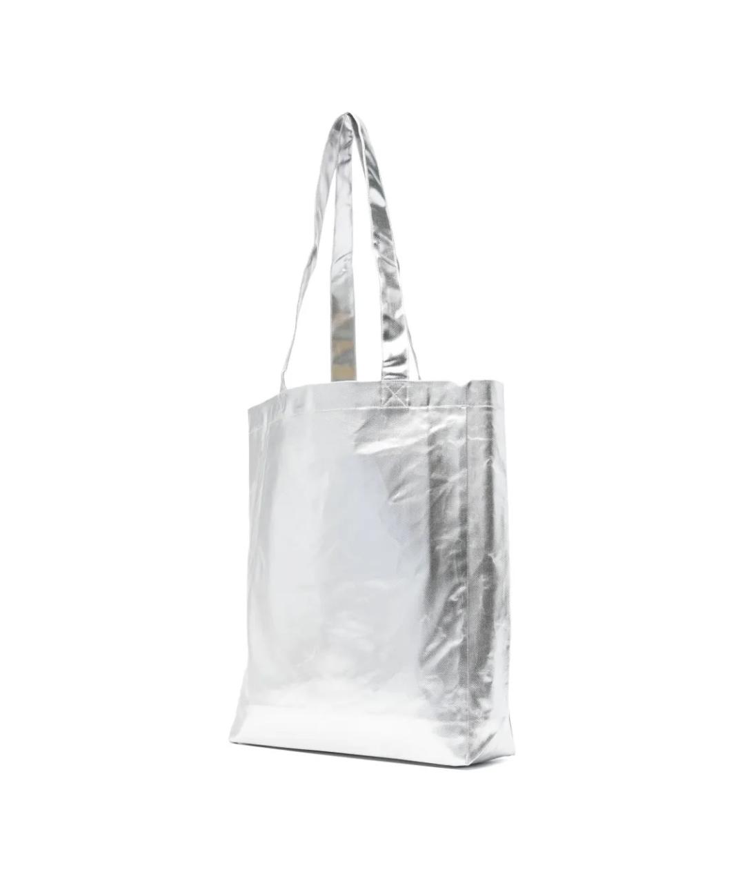 A.P.C. Серебряная сумка тоут, фото 3