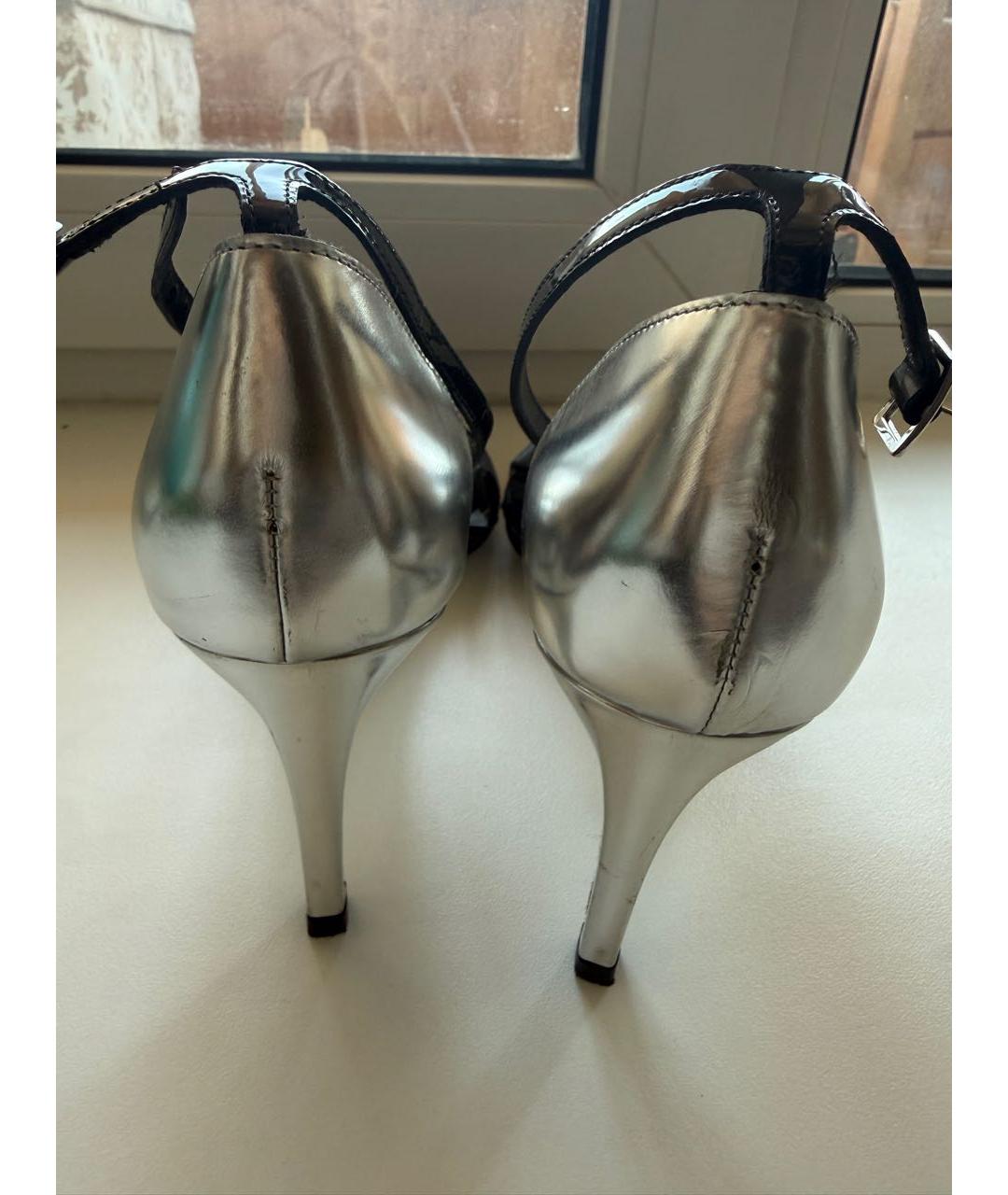 ROBERTO CAVALLI Черные замшевые туфли, фото 4