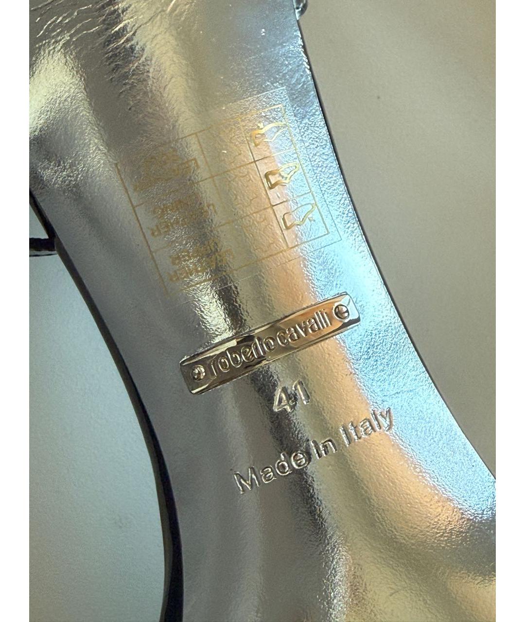 ROBERTO CAVALLI Черные замшевые туфли, фото 5
