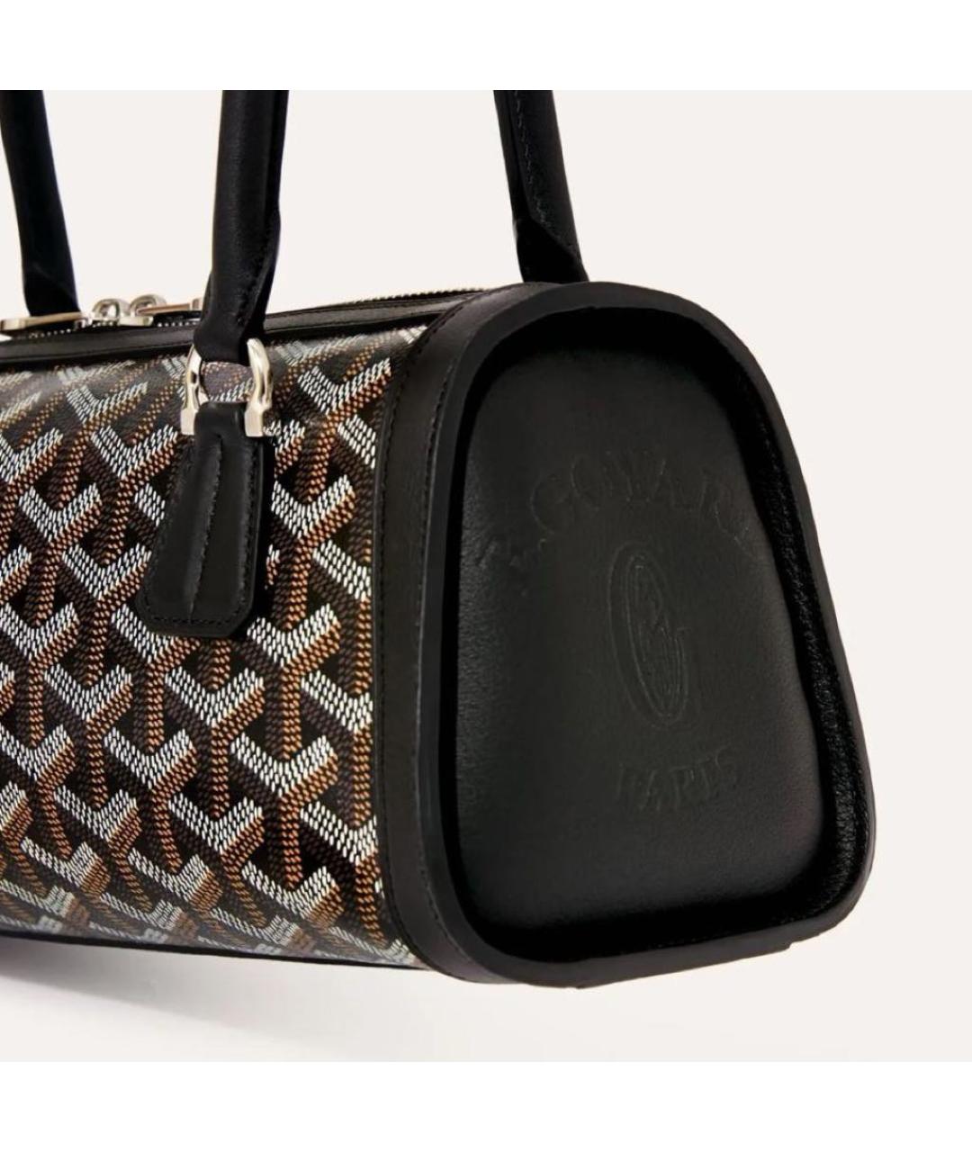 GOYARD Черная сумка с короткими ручками, фото 4