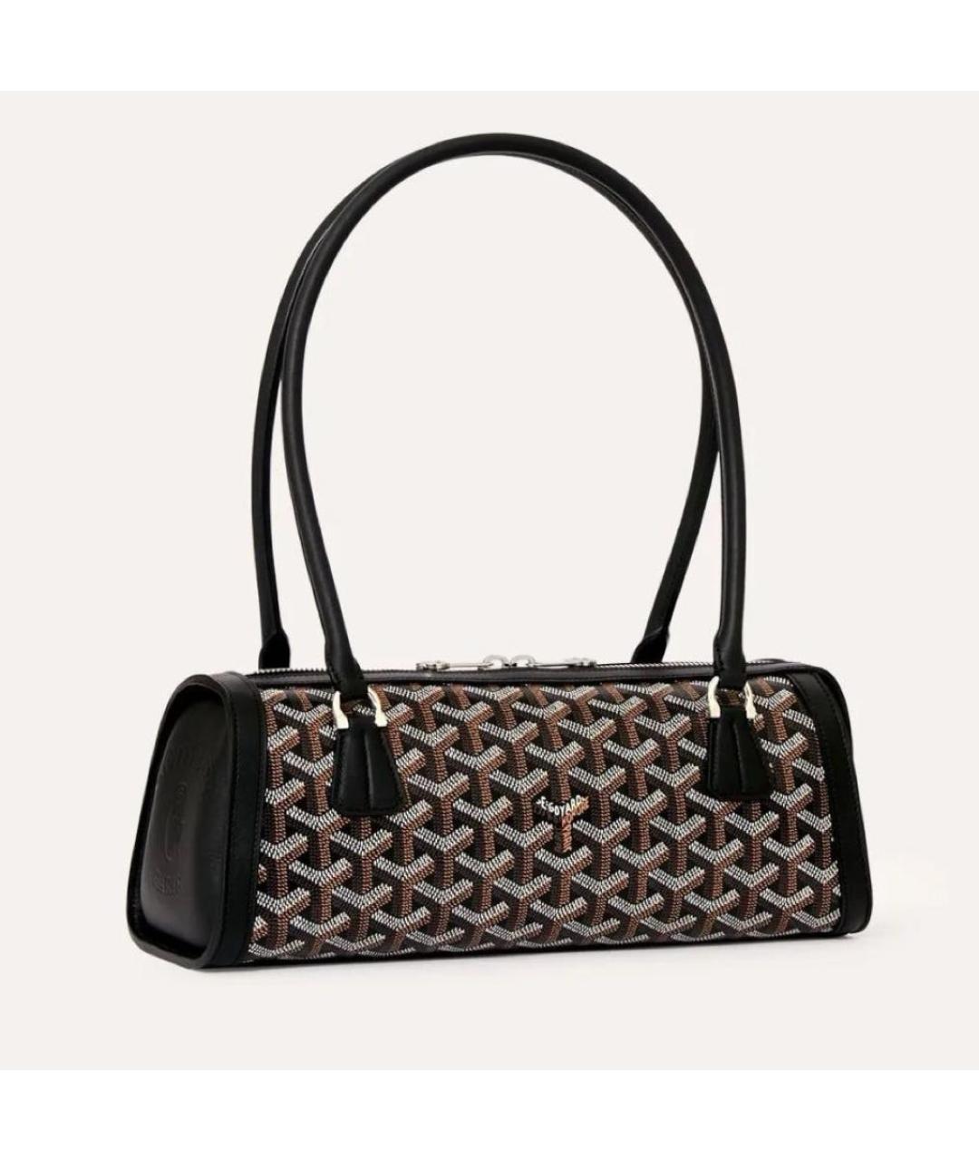 GOYARD Черная сумка с короткими ручками, фото 2