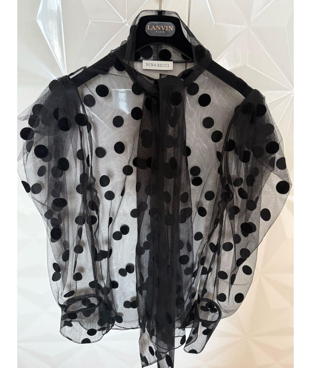 NINA RICCI Черная полиэстеровая блузы, фото 3