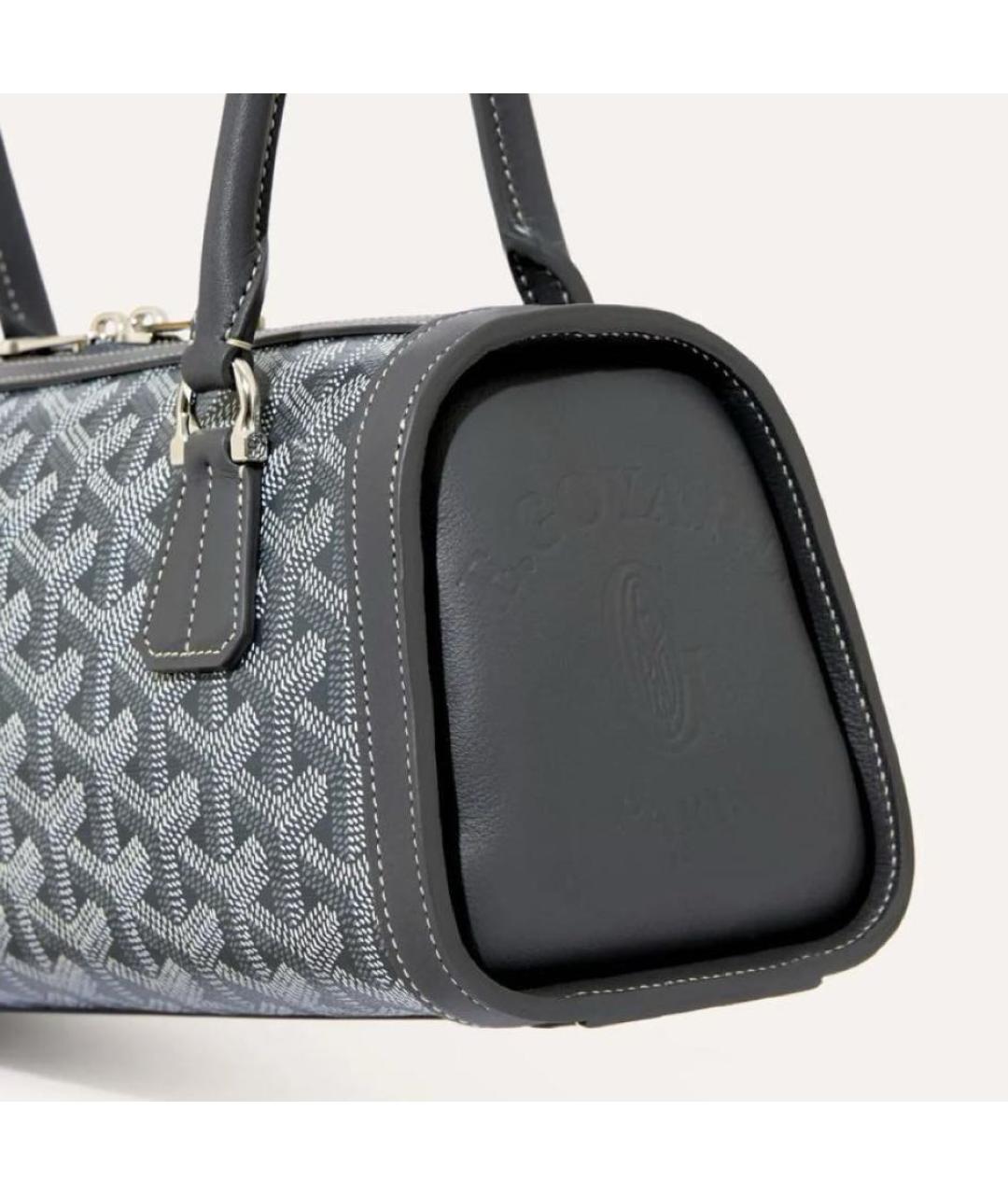 GOYARD Серая сумка с короткими ручками, фото 4