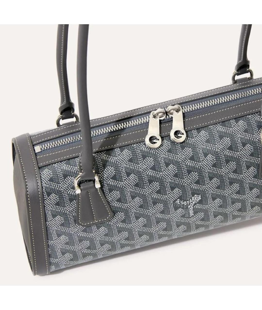 GOYARD Серая сумка с короткими ручками, фото 2