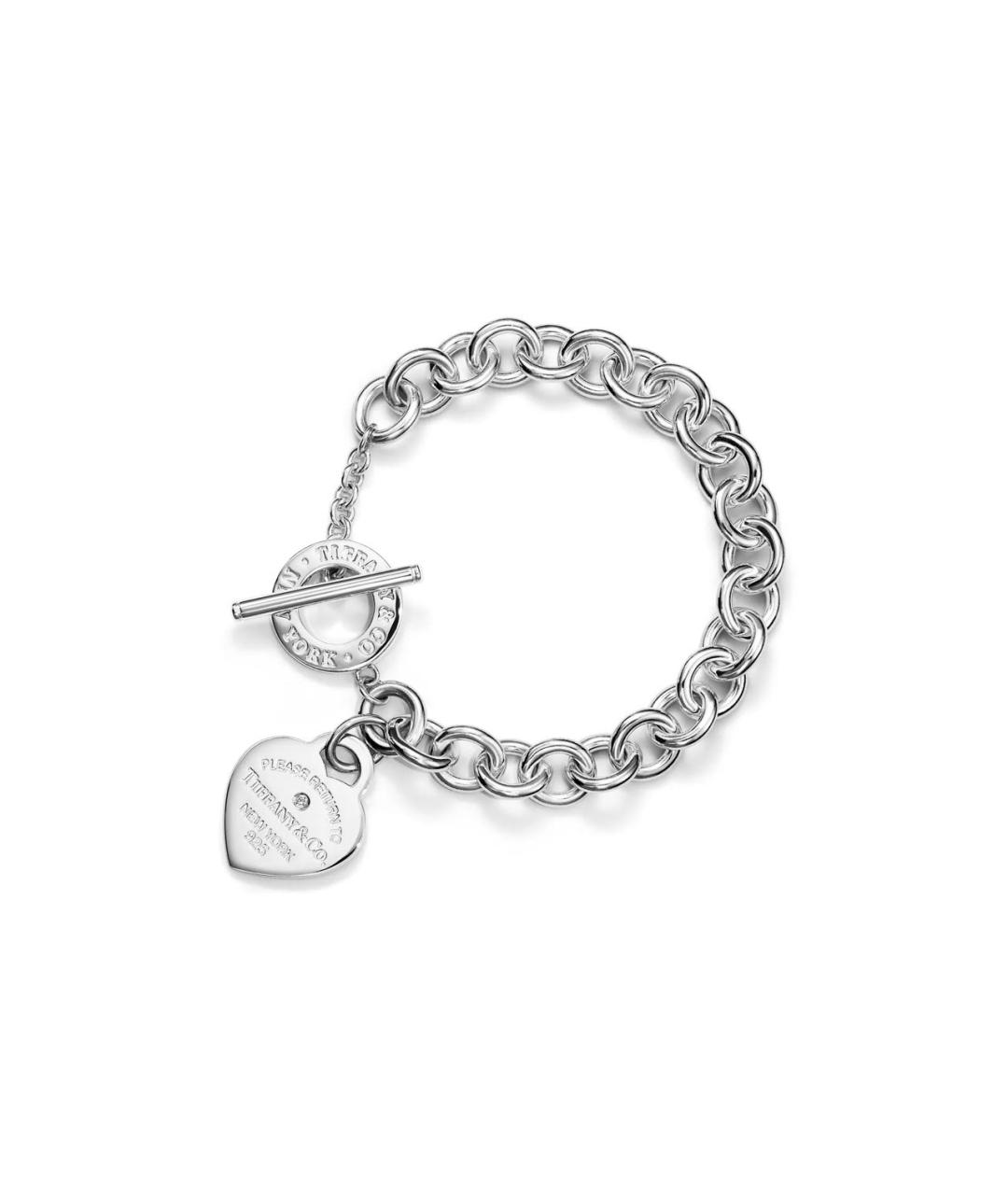 TIFFANY&CO Серебрянный серебряный браслет, фото 5