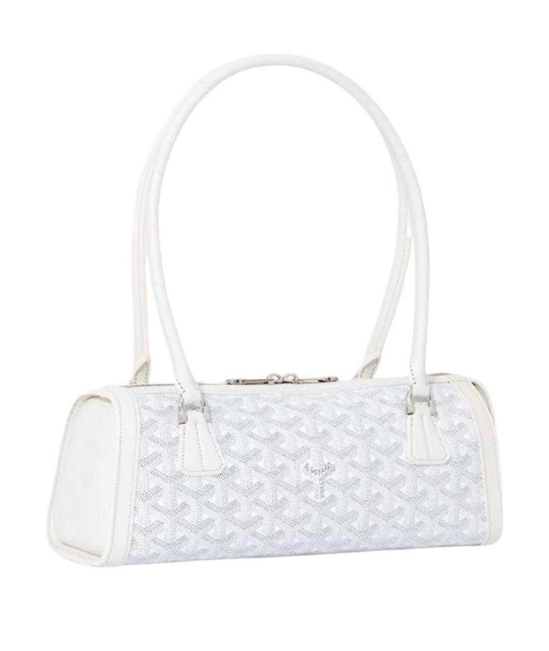 GOYARD Белая сумка с короткими ручками, фото 1