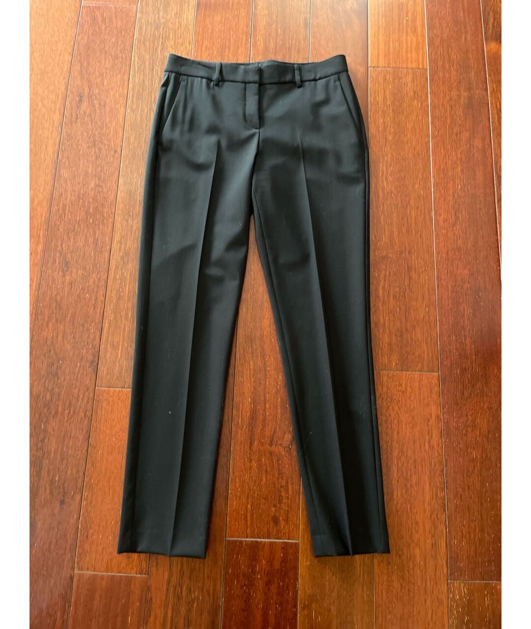 THEORY Черные прямые брюки, фото 5