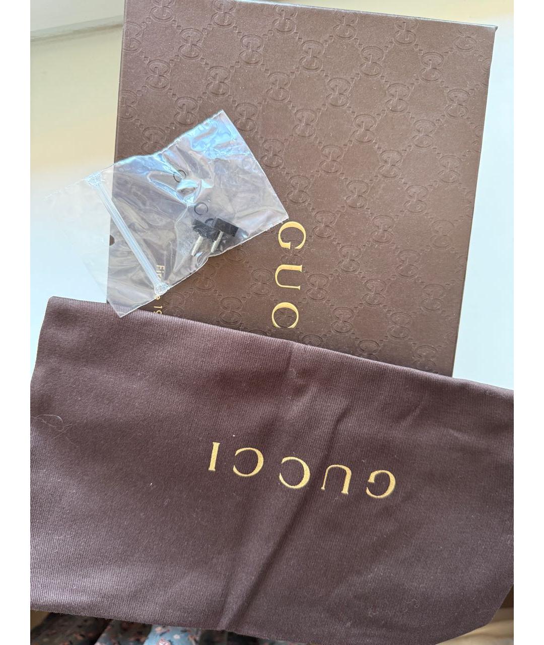 GUCCI Бордовые туфли из лакированной кожи, фото 8