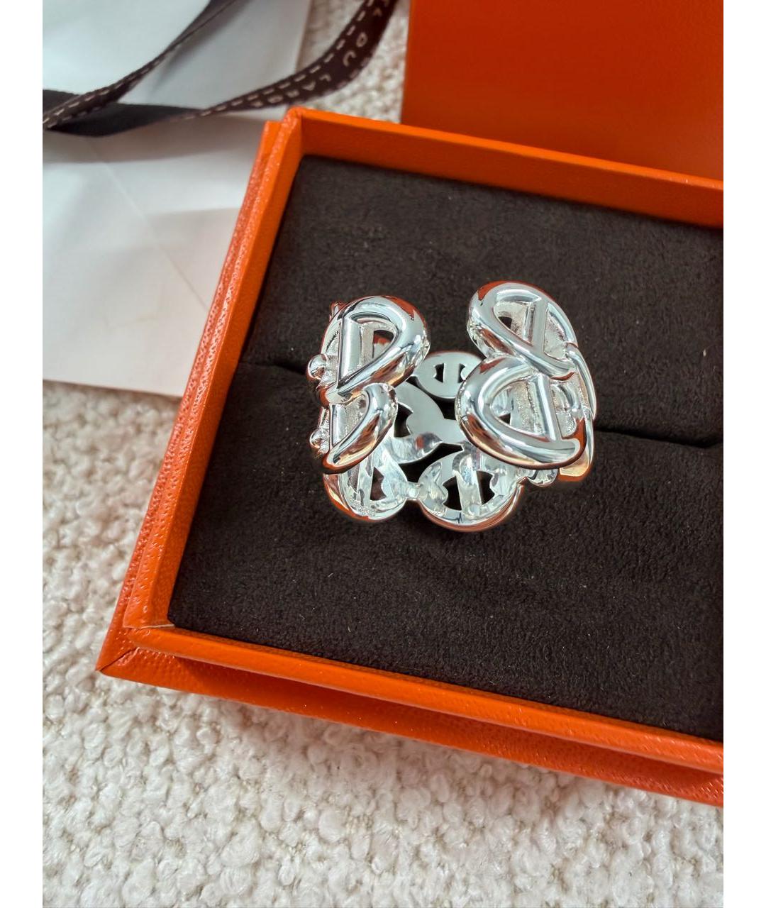 HERMES Серебряное серебряное кольцо, фото 5