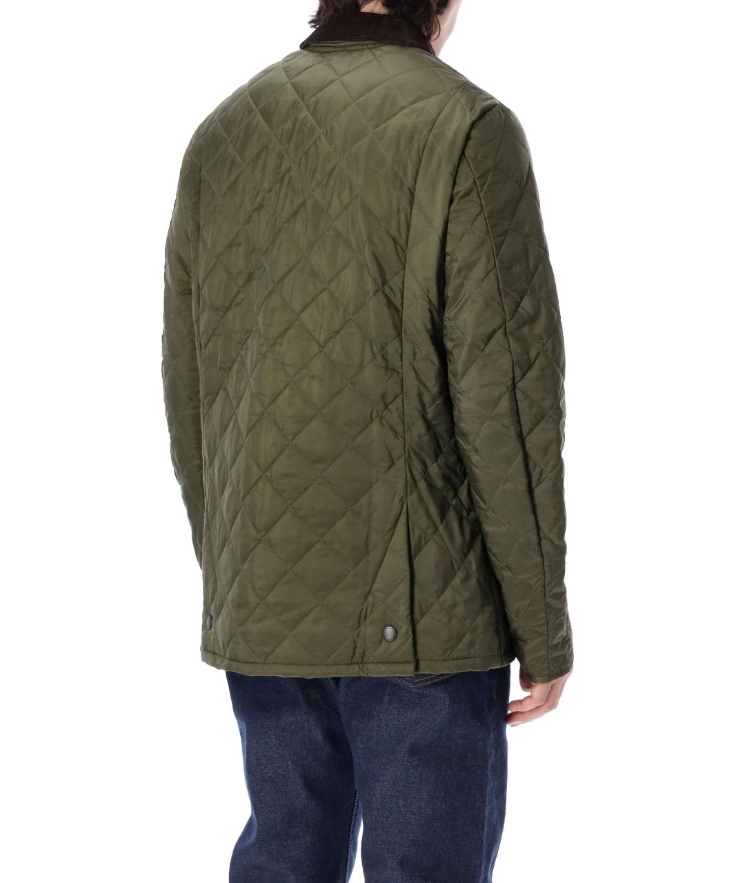 BARBOUR Зеленая полиамидовая куртка, фото 3