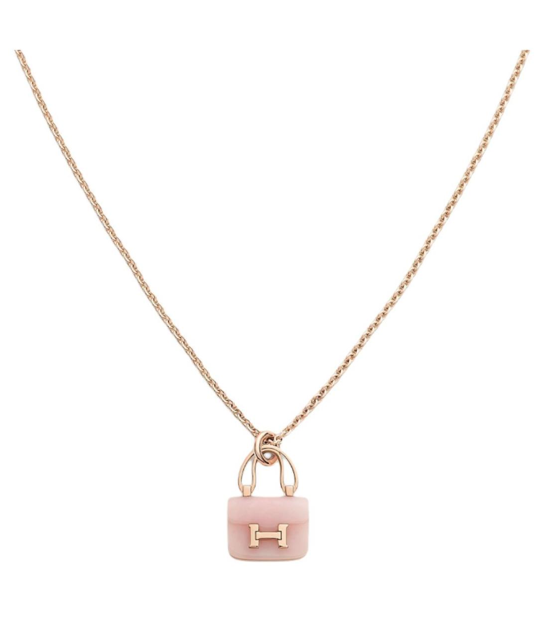 HERMES Цепочка из розового золота, фото 2
