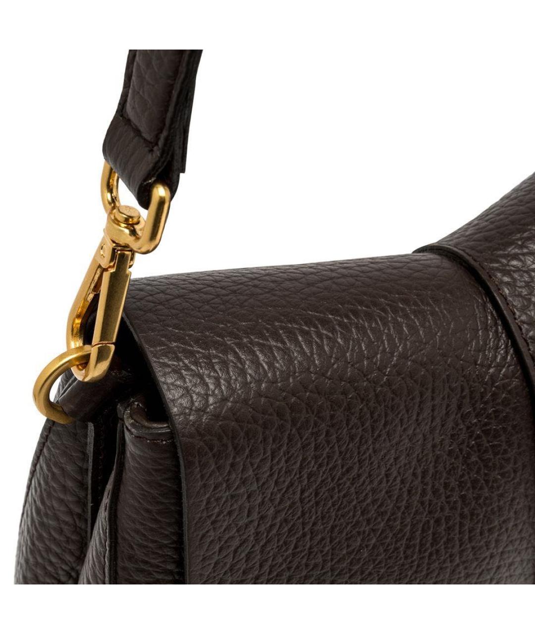 Gianni Chiarini Коричневая кожаная сумка через плечо, фото 5