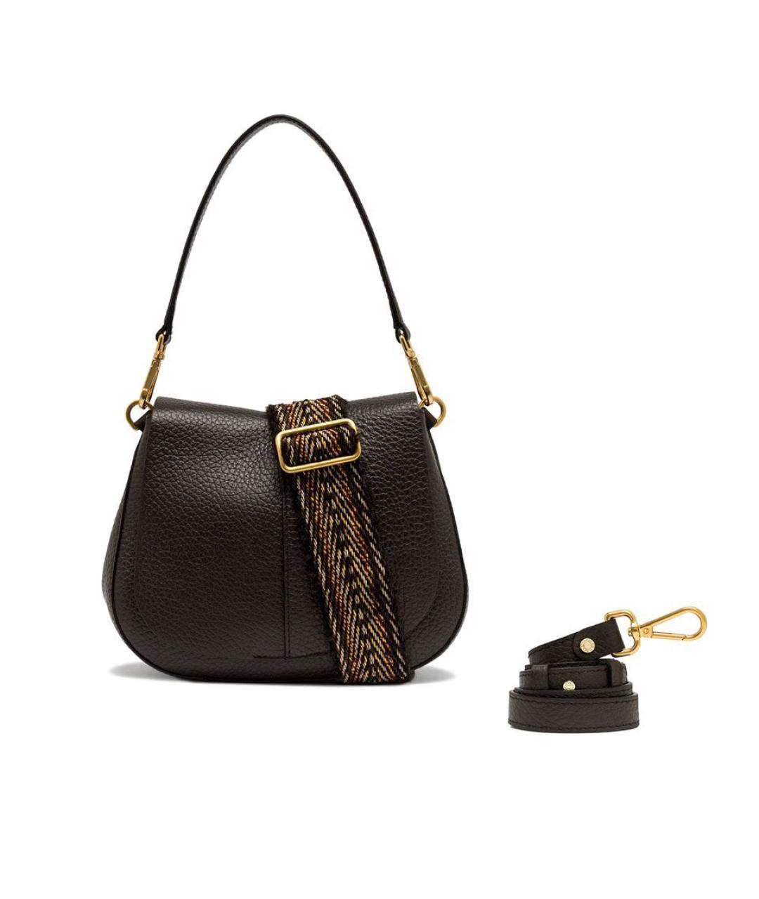 Gianni Chiarini Коричневая кожаная сумка через плечо, фото 2