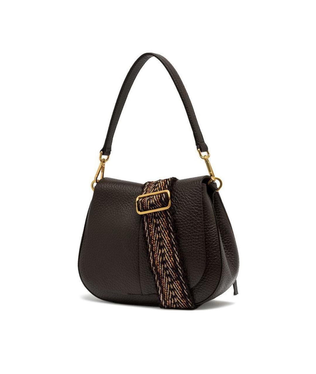 Gianni Chiarini Коричневая кожаная сумка через плечо, фото 6