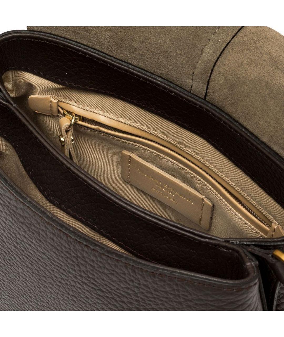 Gianni Chiarini Коричневая кожаная сумка через плечо, фото 4