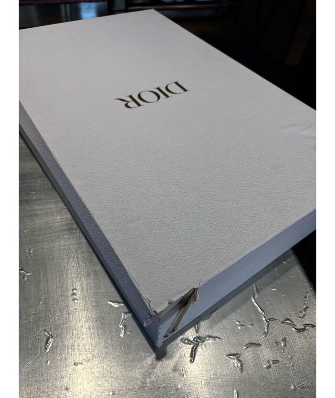 CHRISTIAN DIOR Черные кожаные сапоги, фото 8