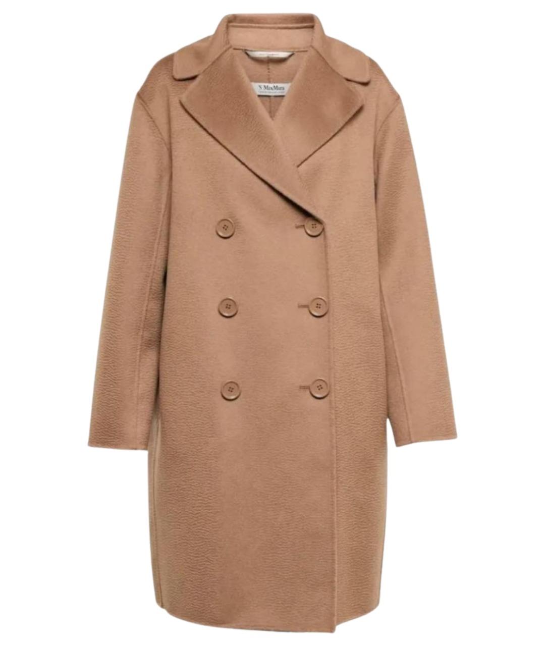 'S MAX MARA Бежевое кашемировое пальто, фото 1