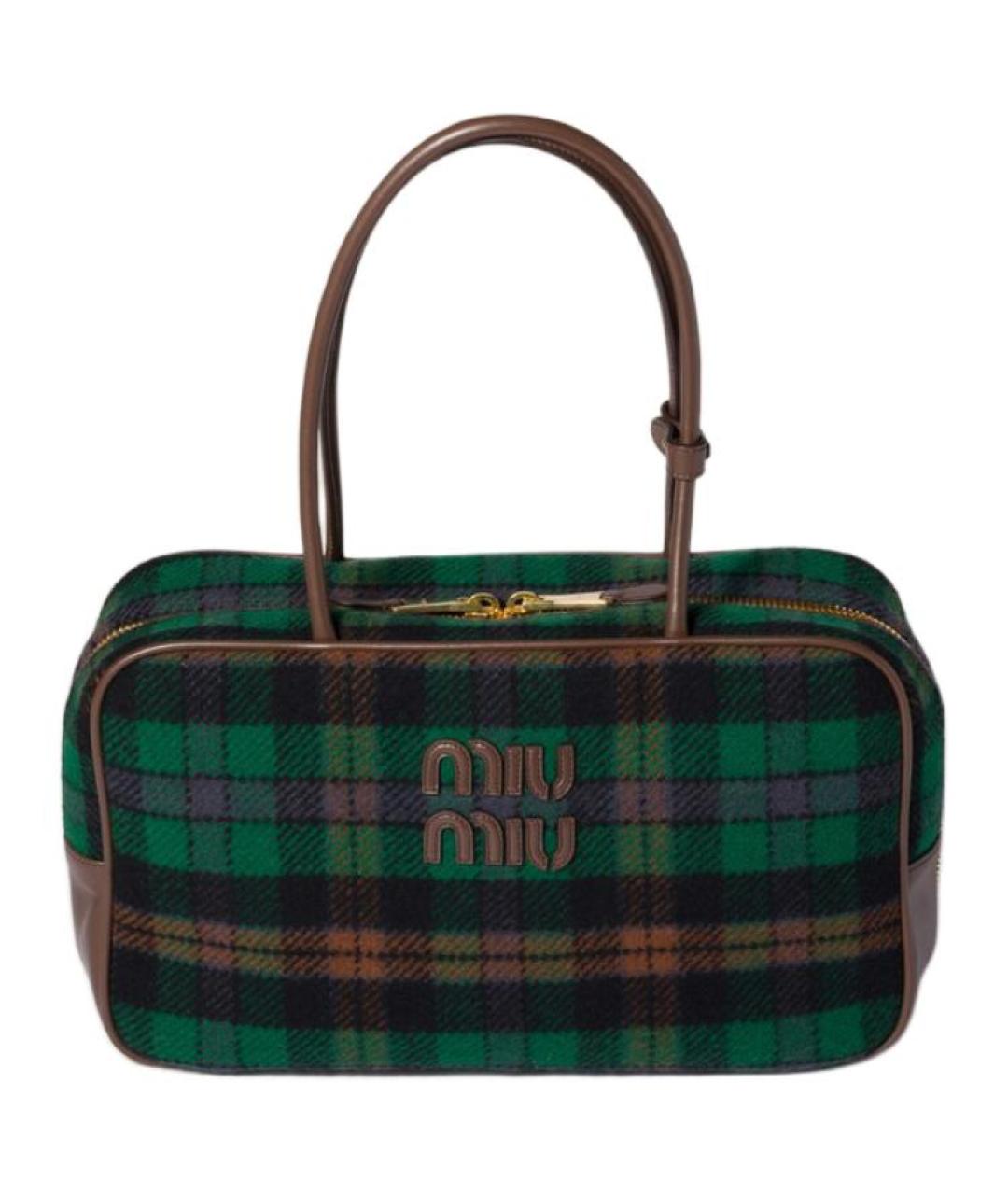 MIU MIU Зеленая сумка через плечо, фото 1