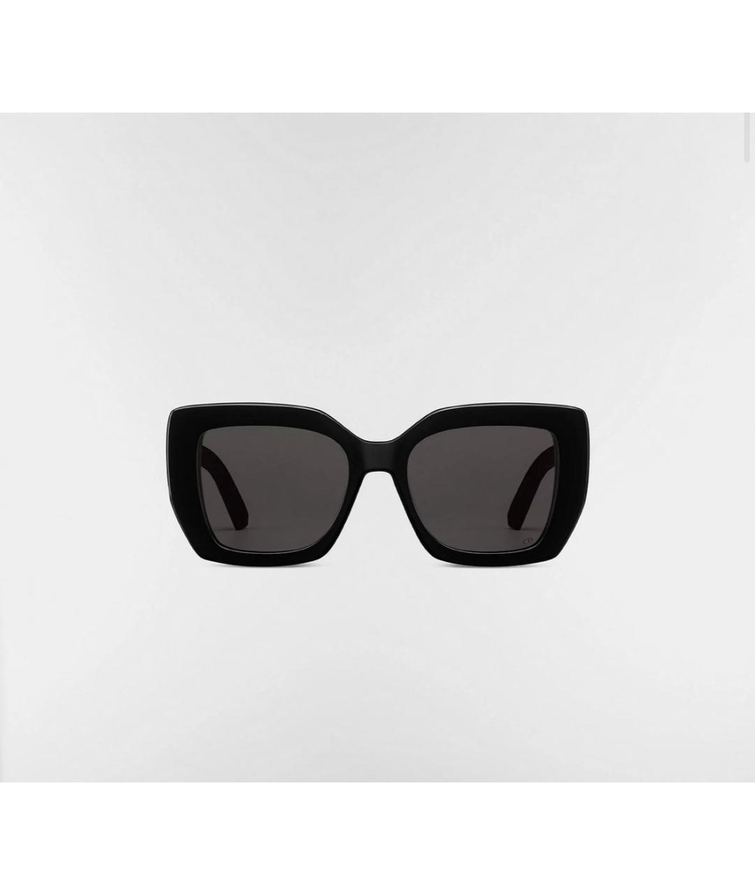 CHRISTIAN DIOR Черные пластиковые солнцезащитные очки, фото 2