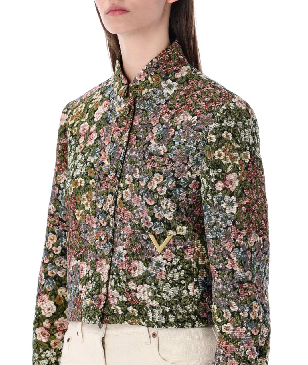 VALENTINO Мульти полиэстеровая куртка, фото 4