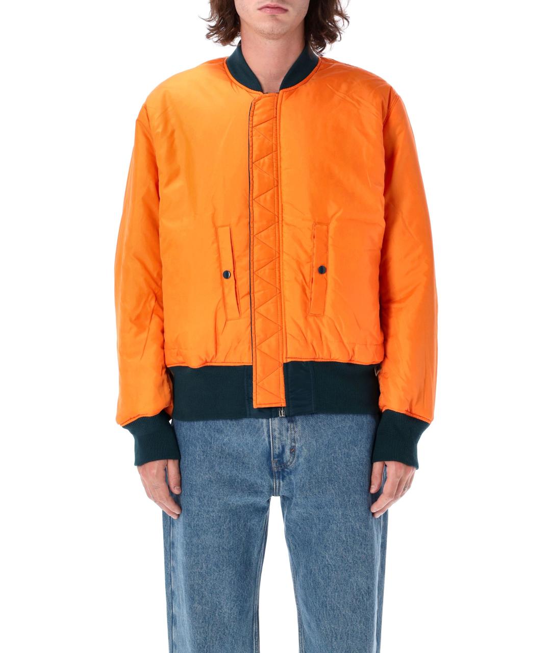 ALPHA INDUSTRIES Синяя полиамидовая куртка, фото 4