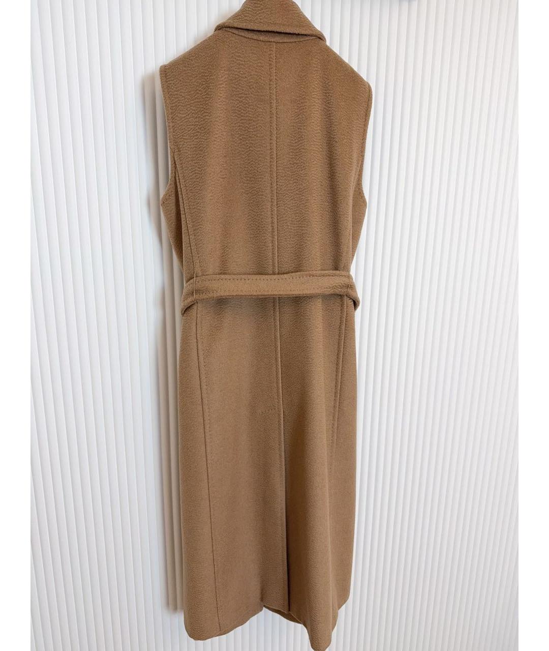 MAX MARA Бежевый кашемировый жилет, фото 2