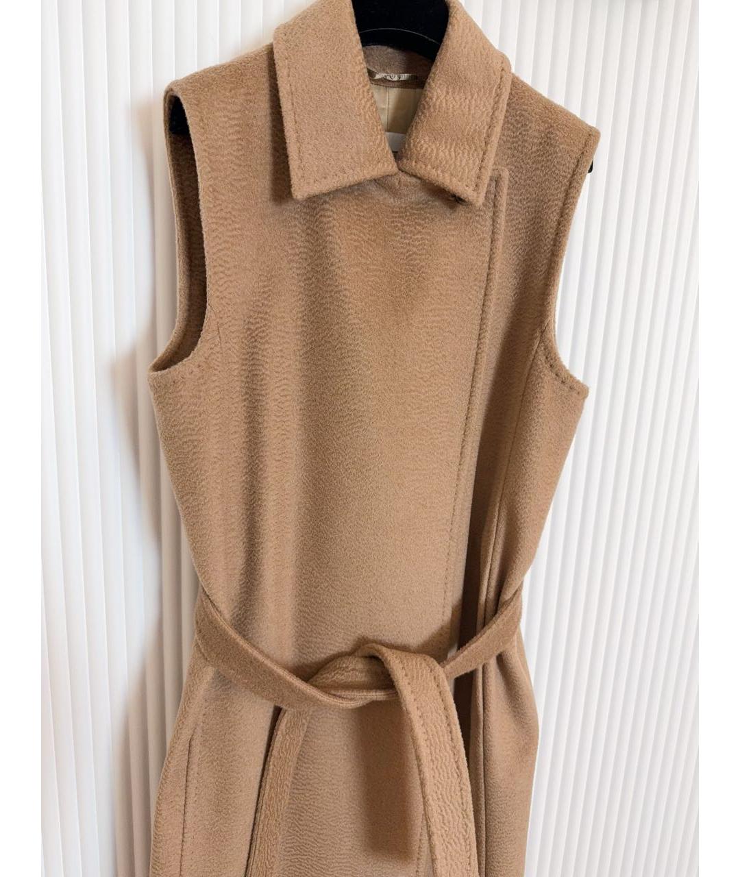 MAX MARA Бежевый кашемировый жилет, фото 6