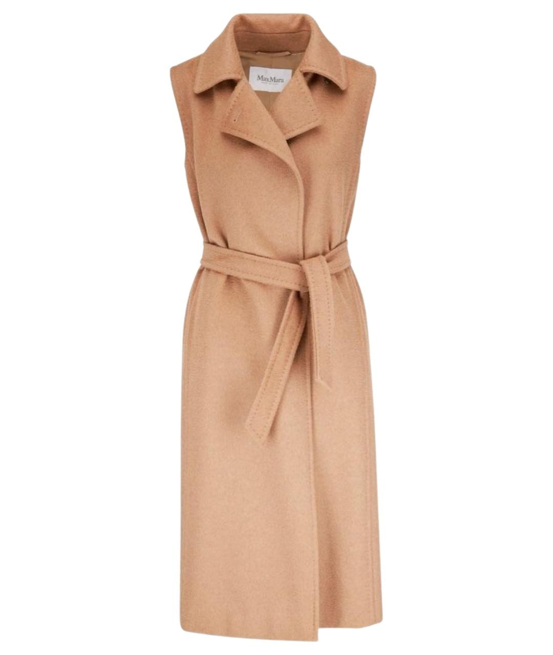 MAX MARA Бежевый кашемировый жилет, фото 1