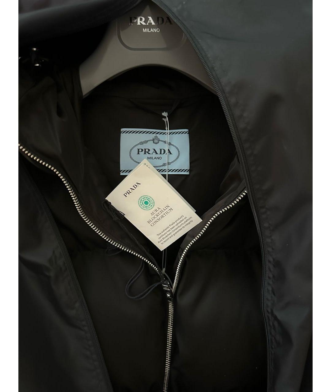 PRADA Черный пуховик, фото 3