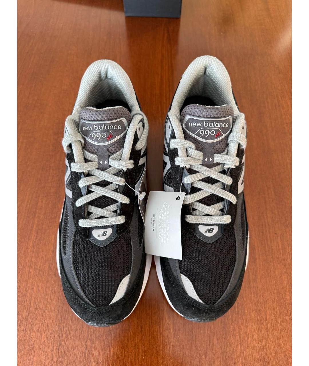 NEW BALANCE Черные замшевые кроссовки, фото 2