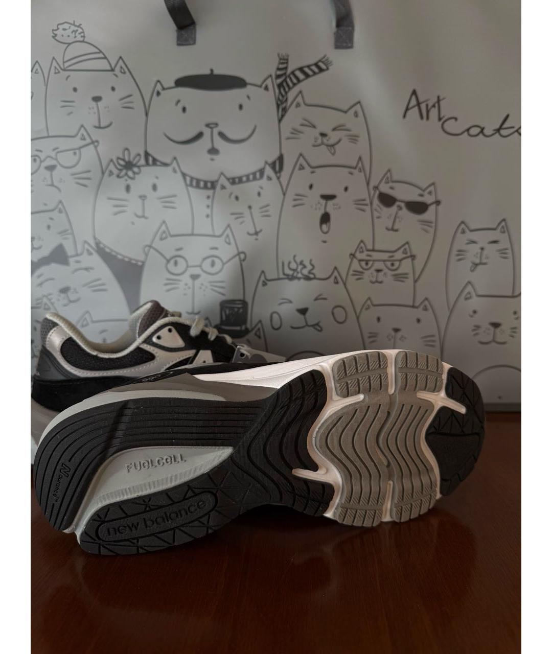 NEW BALANCE Черные замшевые кроссовки, фото 6