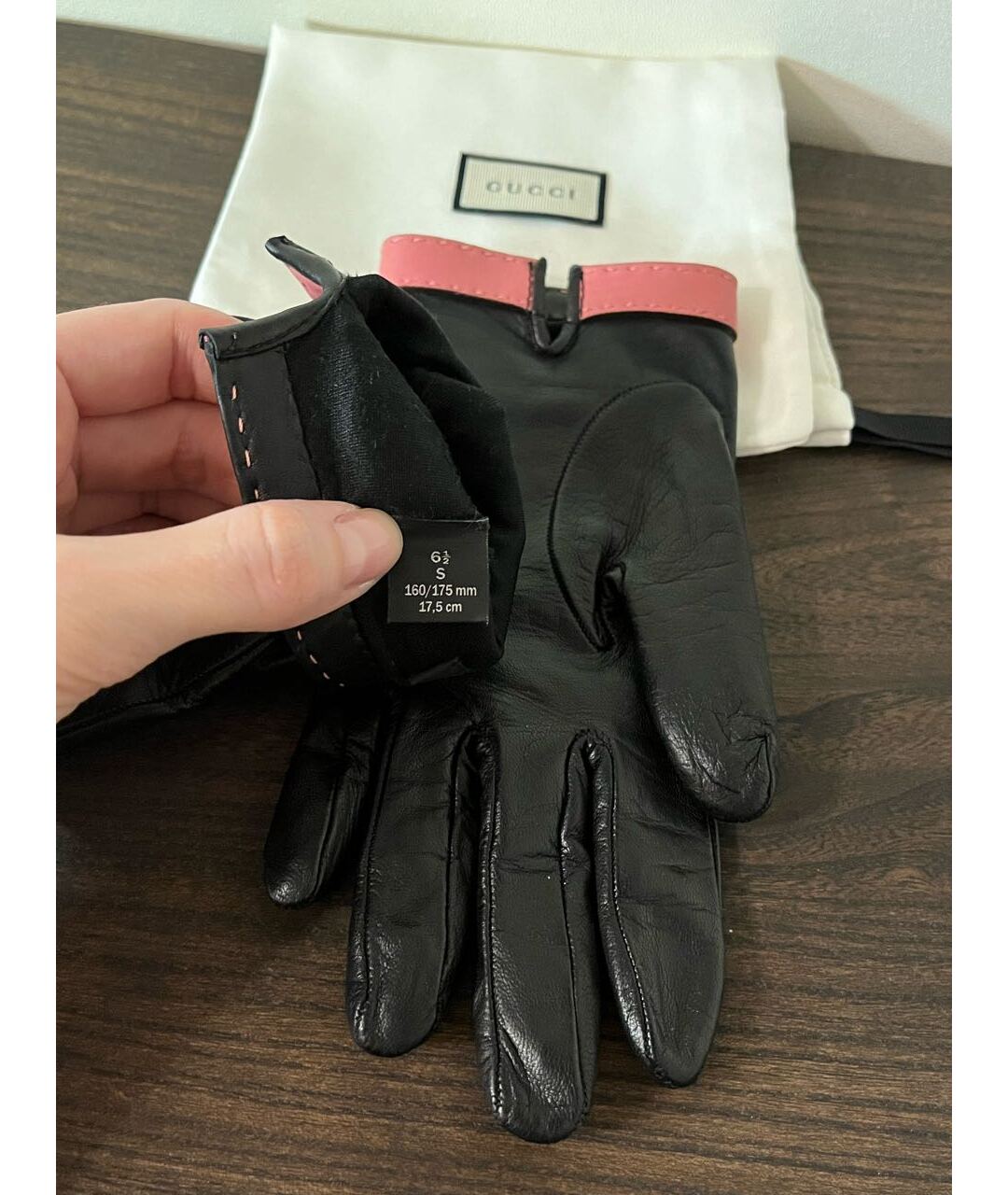 GUCCI Мульти кожаные перчатки, фото 5