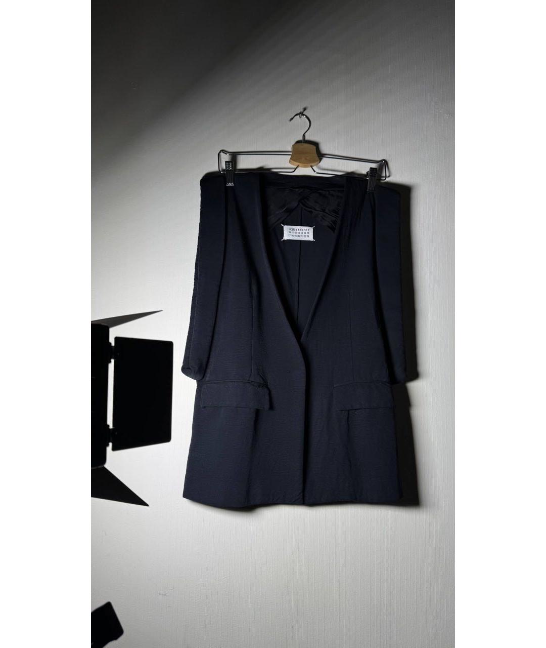 MAISON MARGIELA Темно-синий жакет/пиджак, фото 2