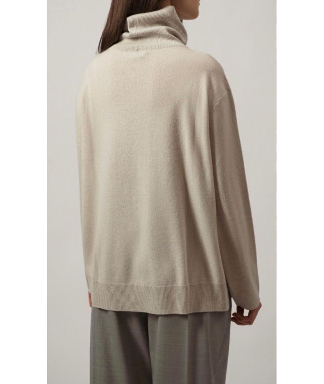 FABIANA FILIPPI Бежевая шерстяная водолазка, фото 3